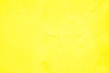 Doku arka planı için beton duvar sarısı rengi. Soyut grunge büyüyen efektli parlak renkli arkaplan. Pastel sarısı, düşük kontrastlı, pürüzlü ve düzensiz..