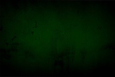 Siyah üzerine yeşil, beton bir duvar. Duvar kâğıdı deseni sert, koyu çimento taşını bükmüş. Yerdeki kum yüzeyi tertemiz. Şehir tasarımı için soyut yapı eski grunge.