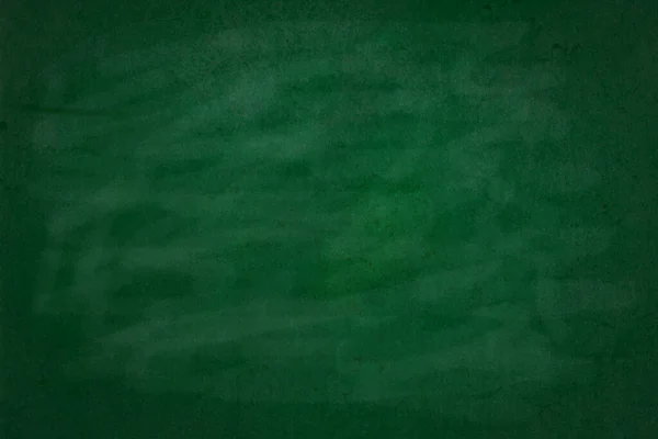 Green Chalkboard Textura Pro Školní Displej Pozadí Stopy Křídy Smazány — Stock fotografie