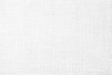 Jute hessian çuval bezi bezi bez örgü desen arkaplan açık beyaz boş renk. Kumaş perde desenli gazlı bez. Doğal keten ve pamuk kumaş, dekorasyon için temizdir..