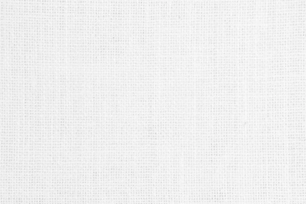 黄麻麻布帆布编织纹理图案背景 浅白色空白空白 织物幕布图案纱布 天然亚麻布和棉布网目清洁 可用于装饰设计 — 图库照片