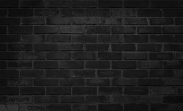 stock image Abstract dark brick wall texture background pattern, Wall brick surface texture. Brickwork painted of black color interior old clean concrete grid uneven, Home or office design backdrop decoration.