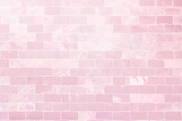 Empty Pink Brick Wall Texture Background Bedroom Lovely Brickwork Stonework — Stock Photo, Image