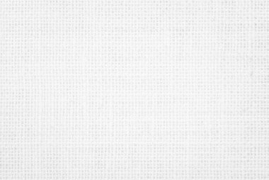 Fabric canvas woven texture background in pattern light white color blank. Natural gauze linen, carpet wool and cotton cloth textile textured as clean empty for decoration text. Grey sack material.