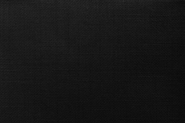 Zwarte Hennep Touw Textuur Achtergrond Haardoek Wale Zwarte Donkere Doek — Stockfoto