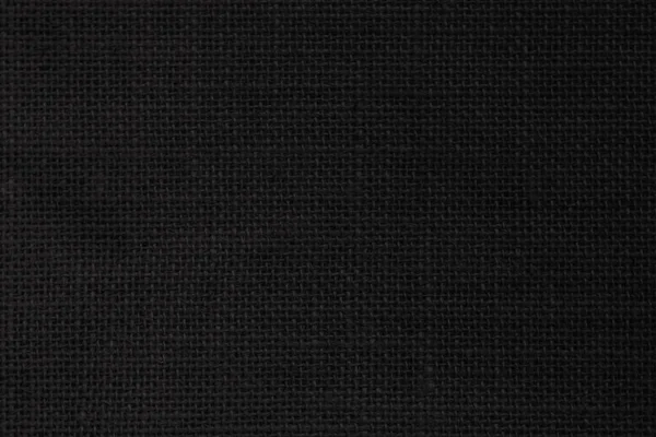 Black Hemp Rope Texture Background Haircloth Wale Black Dark Cloth — стоковое фото