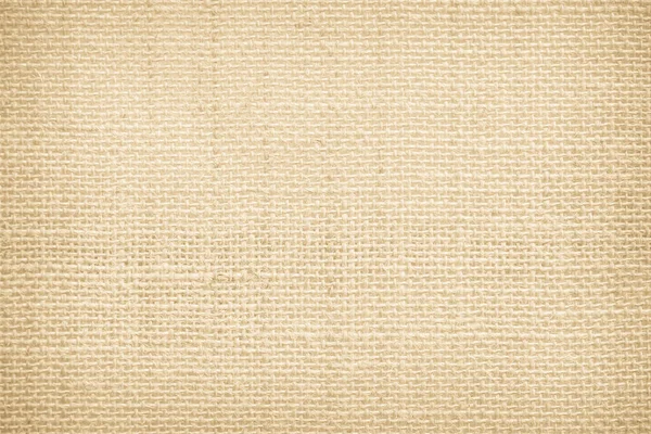 详细编织面料的背景纹理网状图案浅米色空白 天然纤维 亚麻布和棉布的质地都是空的 可以装饰 — 图库照片