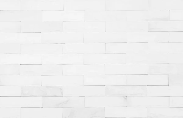 近代的な白いレンガの壁の背景写真の詳細 グレーライトカラーの壁紙で描かれた石タイルブロックのための白いレンガの壁のテクスチャの背景現代的なインテリアと外観と背景デザイン — ストック写真