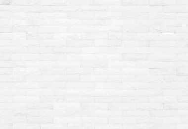 Modern beyaz tuğla duvar arkaplan fotoğrafının ayrıntıları. Gri renkli duvar kağıdı ile boyanmış taş kiremit bloğu için beyaz tuğla duvar dokusu modern iç ve dış tasarım ve fon tasarımı.