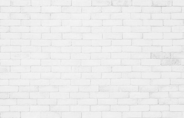 Detail of modern white brick wall background photo. White brick wall texture background for stone tile block painted in grey light color wallpaper modern interior and exterior and backdrop design.