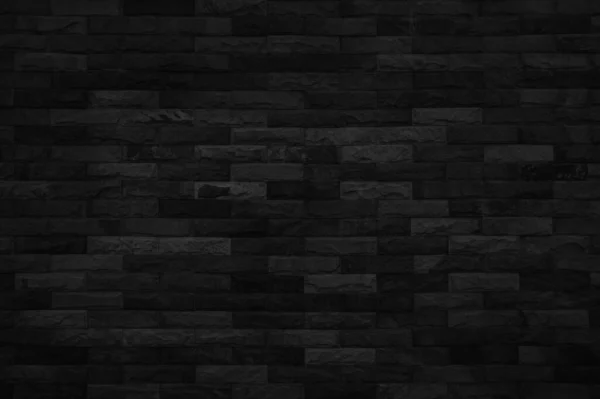 Abstract dark black brick wall texture pattern background, Wall brick surface texture. Brickwork painted of black color interior old grunge concrete grid uneven, Home room design backdrop decoration. black anthracite grey stone concrete banner.
