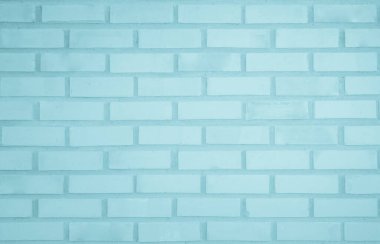 Modern mavi tuğla duvar arkaplan fotoğrafının ayrıntıları. Beyaz renkli duvar kağıdı ile boyanmış taş kiremit bloğu için mavi tuğla duvar dokusu modern iç ve dış plan tasarımı.