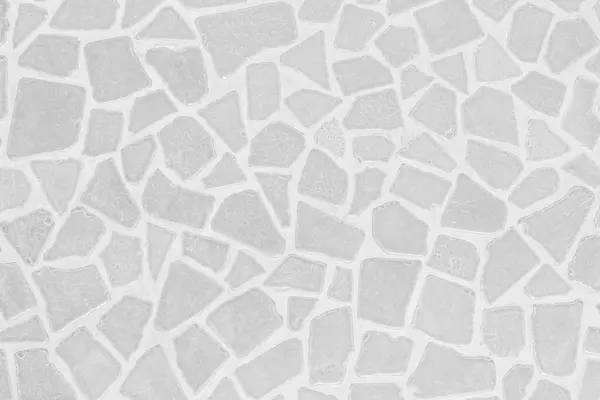 Azulejos Rotos Mosaico Patrón Geométrico Sin Costura Blanco Pared Baldosas Imagen De Stock