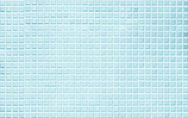 Beyaz ya da mavi seramik duvar ve zemin döşeme arka plan. Geometrik mozaik doku yatak odası dekorasyon için tasarım. Zemin reklam afiş poster veya web için basit seamless modeli