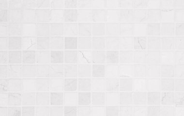 Beyaz fayans duvarı arka plandaki banyo dokusunu işaretlemiş. Seramik tuğla duvar ve zemin fayansları banyo ve mutfakta mozaik zemin temiz. Izgara duvar kağıdı zemin elemanları ile desen geometrik tasarım.