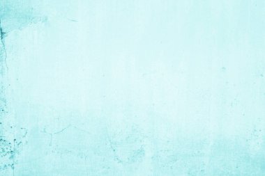 Yaz duvar kağıdında arka plan için pastel mavi ve beyaz beton taş dokusu. Çimento ve tonlamalardan oluşan kum duvar. Dekoratif, soyut, açık renkli, parlak yeşil dekoru olan bir duvar..