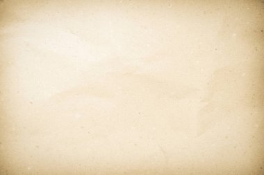 Arka plan için eski kağıt kumaş yüzeyi. Geri dönüşüm soluk kahverengi kağıt buruşuk doku, krem rengi geri dönüştürülmüş Kraft kağıt dokusu ve metin alanı için boş metin alanı.