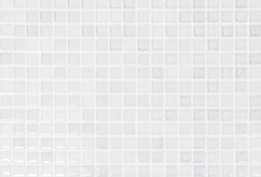 Beyaz fayans duvarı arka plandaki banyo dokusunu işaretlemiş. Seramik tuğla duvar ve zemin fayansları banyo ve mutfakta mozaik zemin temiz. Izgara duvar kağıdı dekorasyonu ile desen geometriği dizayn et.