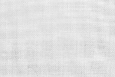 Jute hessian çuval bezi dokuma desenli arka plan açık beyaz renkli tekstil. Beyaz kumaş, keten kumaş, pamuk kumaş suluboya kağıt el işi boş mukavva..