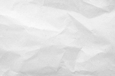 Arka plan olarak beyaz geri dönüştürülmüş kağıt dokusu. Gri kağıt dokusu, eski bir sayfa ya da eski bir gazetenin grunge vignette 'i. Kaba bir sanat eseri grunge harfini buruşturdu. Metin için kopyalama alanı olan hardboard.