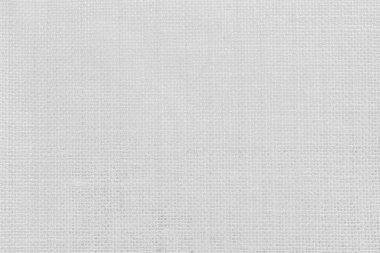 Jute hessian çuval bezi dokuma desenli arka plan açık beyaz renkli tekstil. Beyaz kumaş, keten kumaş, pamuk kumaş suluboya kağıt el işi boş mukavva..