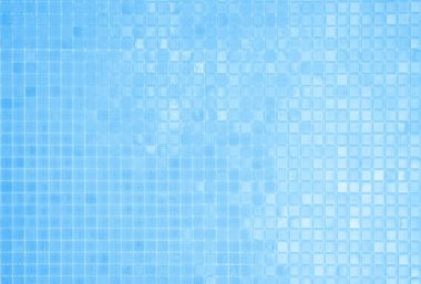 Mavi ışık seramik duvarı eklenmiş ve banyoda zemin fayansları mozaik arka plan. Şebeke duvar kâğıdı desenli dekorasyon havuzlu tasarım modeli geometrik. Basit, pürüzsüz, soyut yüzey temizliği.