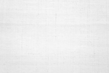 Beyaz renkli kumaş branda örülmüş arkaplan desenli ışık boşluğu. Doğal gazlı bez, halı yünü ve pamuk kumaş. Dekorasyon metni için temizlenmiş. Gri çuval malzemesi.