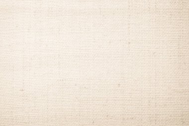 Kahverengi çuval bezi dokuma dokusu doğal desende. Jute hessian çuval bezi, açık bej krem rengi boş keten arkaplan. Kumaş ipliği kumaş dokuması. Organik kumaş..