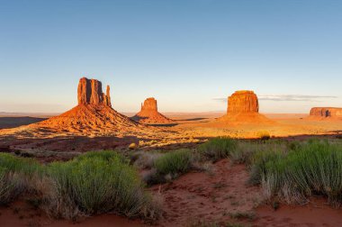 Günbatımında anıt vadisi, Navajo kabile parkı, anıt vadisi, Utah