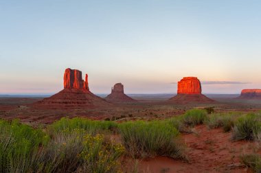 Günbatımında anıt vadisi, Navajo kabile parkı, anıt vadisi, Utah