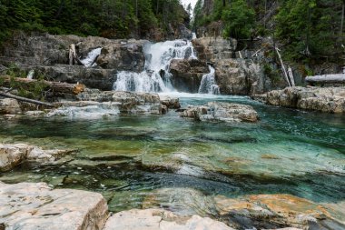 Myra Falls, Strathcona Provincial Park, Vancouver Island, British Columbia, Canada clipart