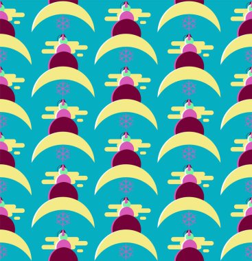 Kardan adamlar ve kar taneleri, Noel kusursuz desen