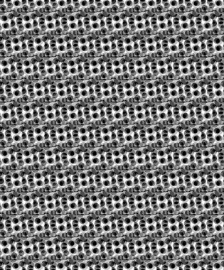 Eski gazete yarım tonlarıyla soyut desen