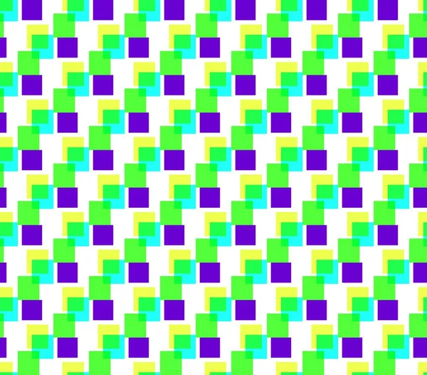 彩色矩形无缝几何图案 — 图库矢量图片