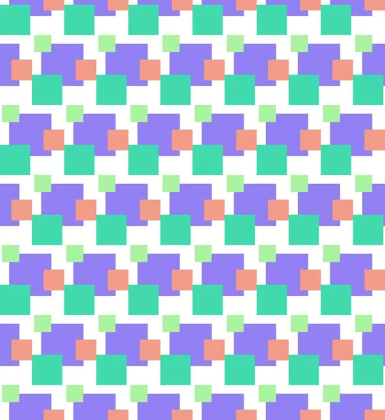 Sömlöst Mönster Färgglada Rektanglar Vektorkvalitet — Stock vektor