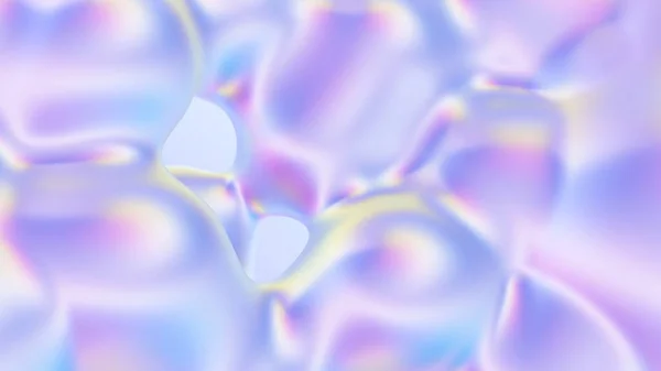 Holographic Trendy Abstract Background Rendering Ονειρικός Φωτισμός Παστέλ Χρωματική Παλέτα — Φωτογραφία Αρχείου