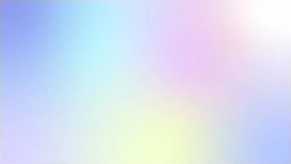 Holografický Gradient Vektor Pastel Barva Paleta Pozadí 16X9 — Stockový vektor
