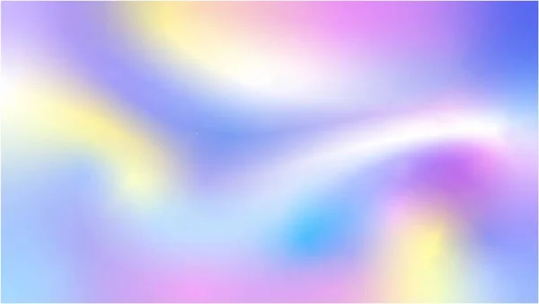 Gradient Holographique Vecteur Pastel Palette Couleurs Fond 16X9 — Image vectorielle