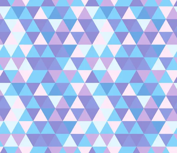 Repeating Geometric Vector Pattern with Triangles in Pastel Colors