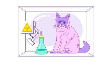 Schroedinger kedisi radyoaktif atomla birlikte deney kutusunda yapay zeka üretildi.