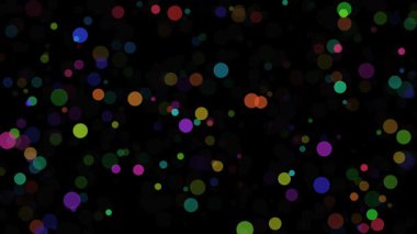 Karanlık bir arkaplana karşı dinamik yatay hareket içinde daireler oluşturan büyüleyici bir soyut animasyon, kusursuz desen hareketi ve sanatsal tasarım hakkında ilgi çekici bir görsel deneyim sağlıyor..