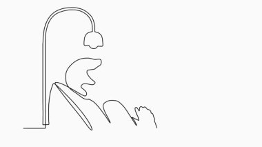 Bir robot modern bir ortamda yemek sunarak bir insana özenle yardım eder. Sahne, teknolojinin bakım sektöründeki kusursuz bütünleşmesini yakalıyor ve tıbbi desteğin geleceğini vurguluyor. Bir satır