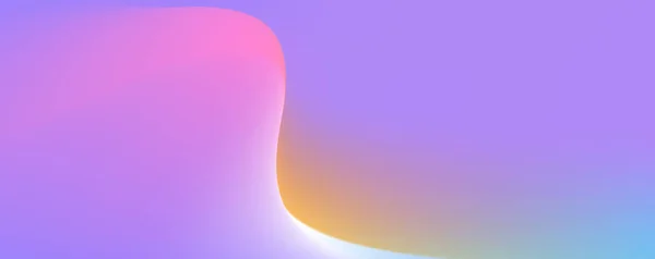Trendy Blank Minimalist Poster Y2K Aesthetic Modern Banner Blurred Neon — Stok Vektör