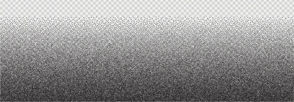 Noisy Background Dots Transparent Background Retro Grain Texture Vector Grunge — Stock Vector
