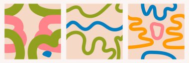 Kusursuz desenleri olan bir sürü. Çizgileri olan saf bebek çizimleri. Doku ve kürk çizgileri ile basit vektör arkaplanı.