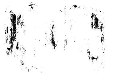 Beyaz gürültü ve toz desenli siyah vektör arkaplan. Kaba, sıkıntılı kağıt kaplamasında eski çizikler, kumlu toprak ve eski püskü grunge tasarımı var.