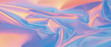 Yumuşak mavi eğimli doku sakinleştirici ve sakinleştirici bir titreşim yayarak sükunet yaratır..