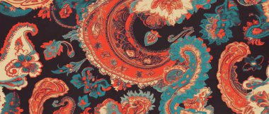 Zengin renklere sahip canlı desenli desen arka plan veya tekstil için mükemmeldir..