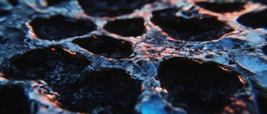 Yaprak damarlarının benzersiz dokuları ve karşıtlıkları vurgulayan karmaşık şablonlarına yakın odaklan.