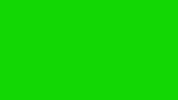 Spider Zombie Walks Back Green Screen Rendering Animation Stock Footage